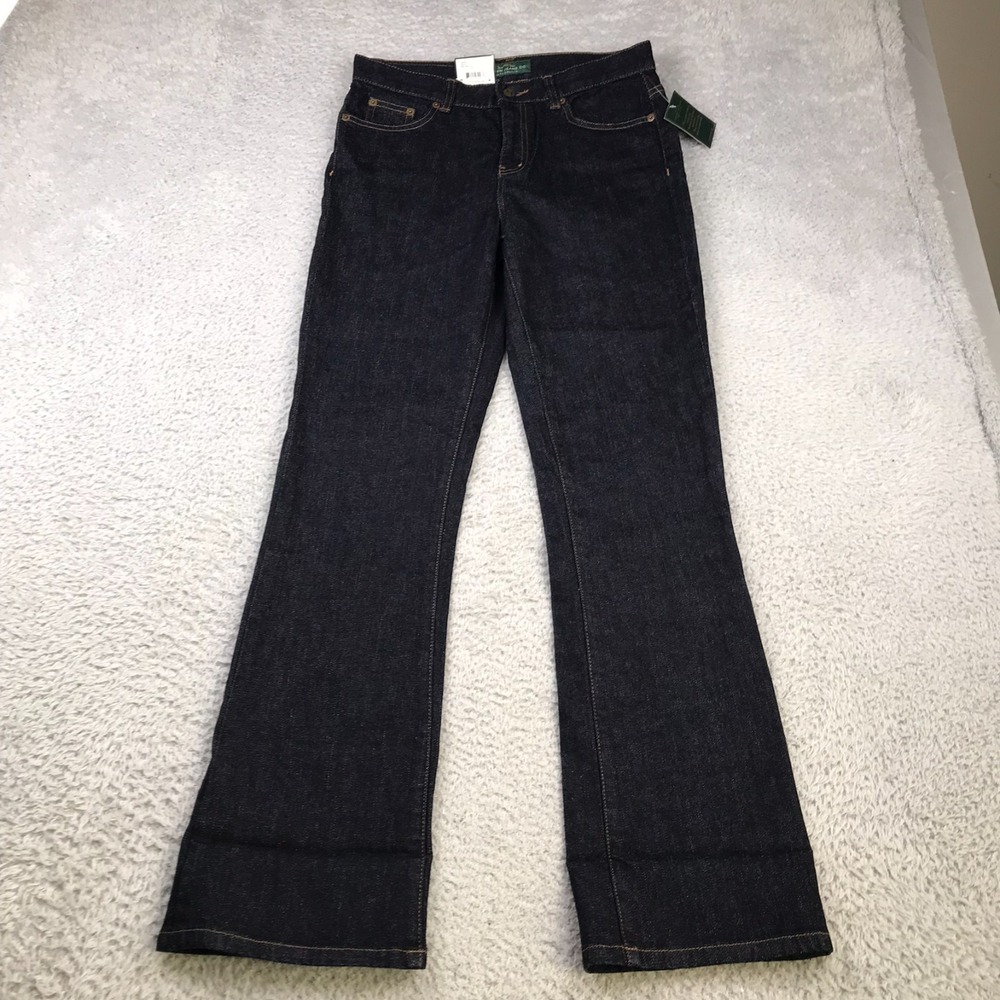 LRL Ralph‎ Lauren Jeans Co Womens 2 Indigo Classic Bootcut Stretch Denim NEW NWT